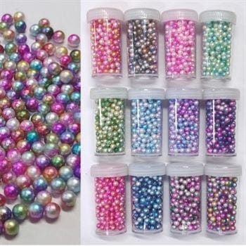 my store RESIN ACC SHADED ROUND BEADS WITHOUT HOLE