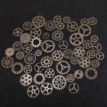 my store RESIN ACC ANTIQUE METAL CHARMS WHEEL (100GMS)