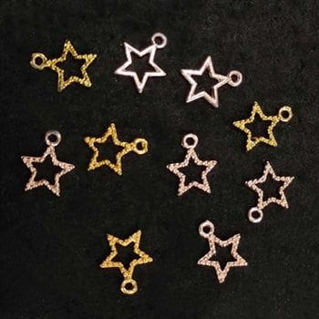 my store RESIN ACC 10 IN 1 STAR MIX COLOUR BAZELS