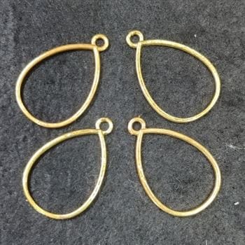 my store BAZELS DROP SHAPE GOLD 4 IN 1 BAZELS