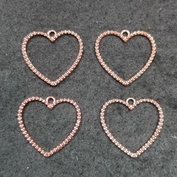 my store BAZELS HEART DOTTED R.GOLD 4 IN 1 BAZELS