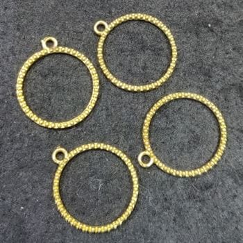 my store BAZELS ROUND DOTTED GOLD 4 IN 1 BAZELS