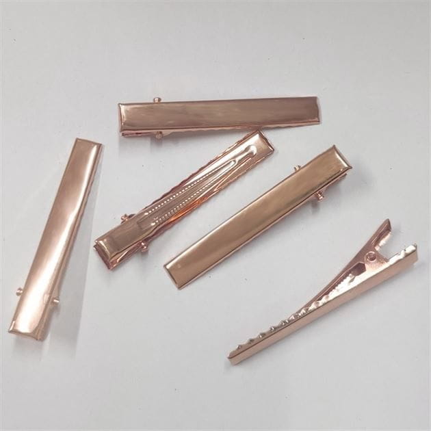 Crafteria 50MM / ROSE GOLD METAL HAIR CLIP