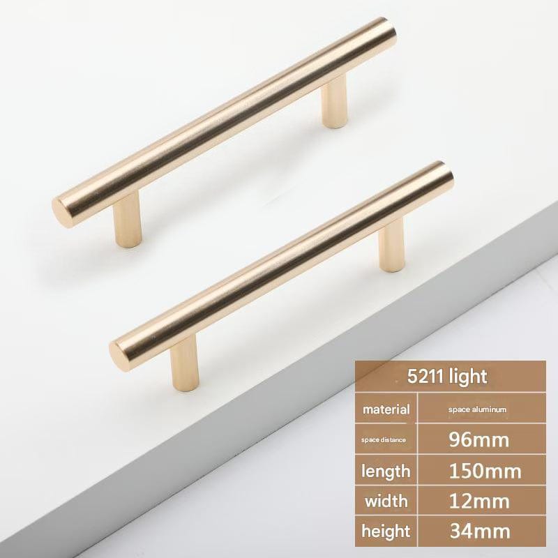 Crafteria GOLD 6" Plain Metal Handle
