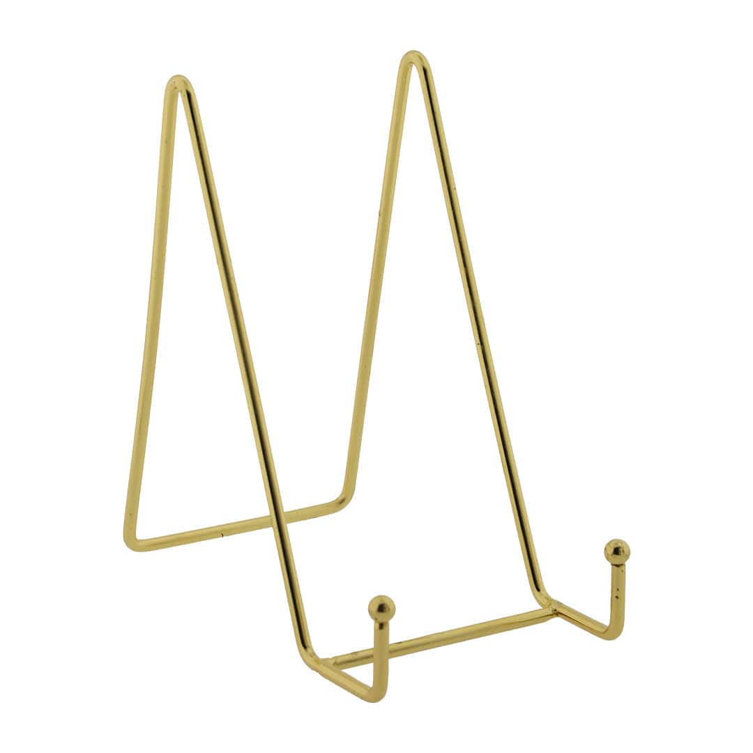 my store RESIN ACC 6" Gold Metal Stand