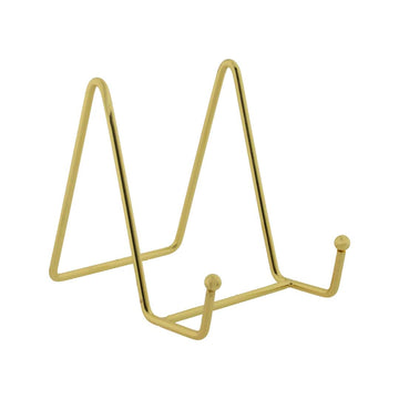 my store RESIN ACC 4" Gold Metal Stand