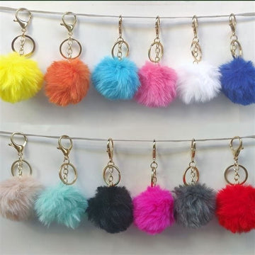 my store RESIN ACC FUR POMPOM LOBSTER RING