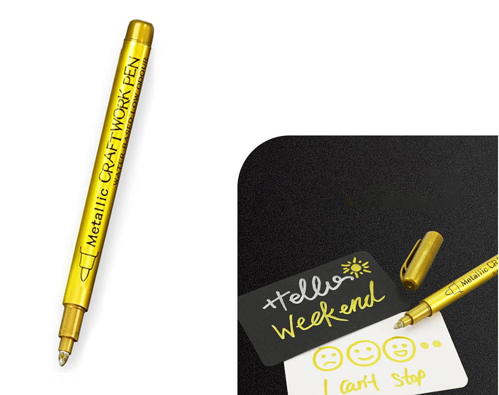 Crafteria GOLD METALLIC CRAFT WORK PEN