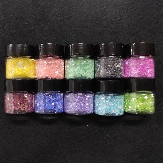 my store RESIN ACC GLASS CHIPS RAINBOW (10BOTTLE/SET)