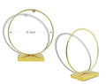 Crafteria 8 Inch / Gold Round Frame Hanger Stand