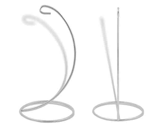 Crafteria 12 Inch / Silver Hanging Metal Stand