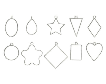 my store RESIN ACC 10 IN 1 SILVER BEZELS SET