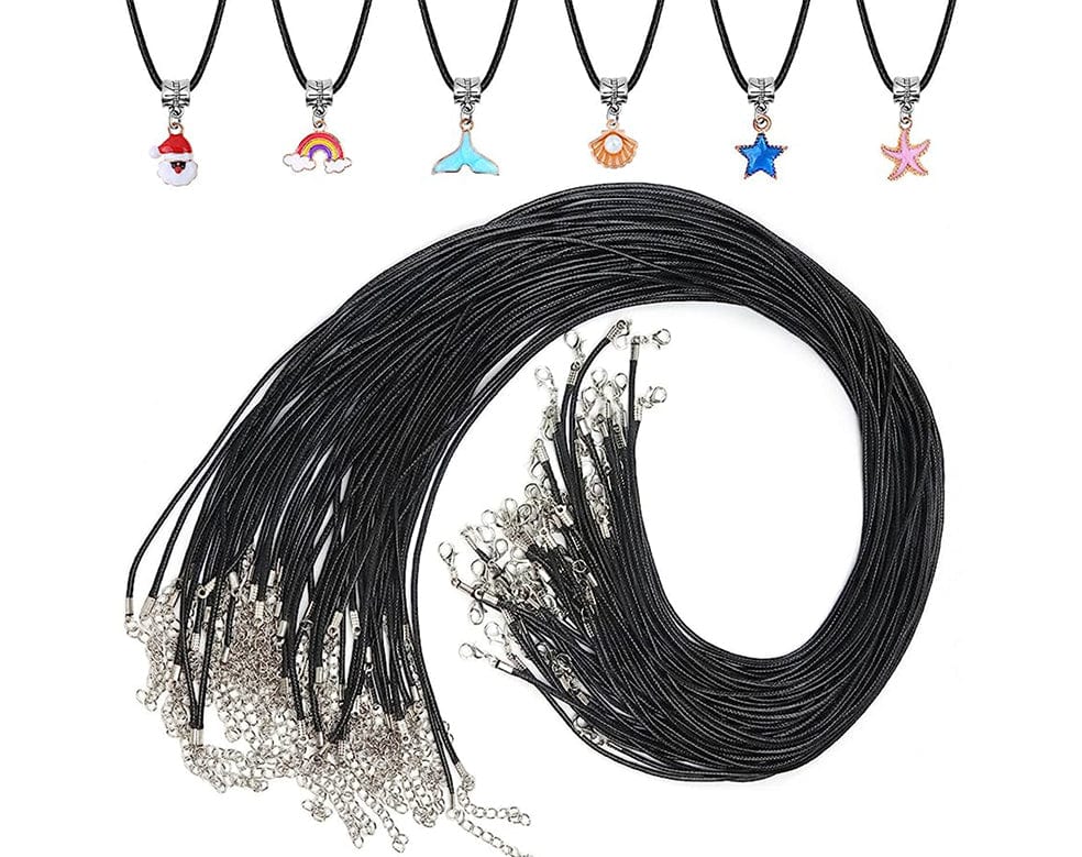 my store RESIN ACC BLACK NECKLACE ROPE