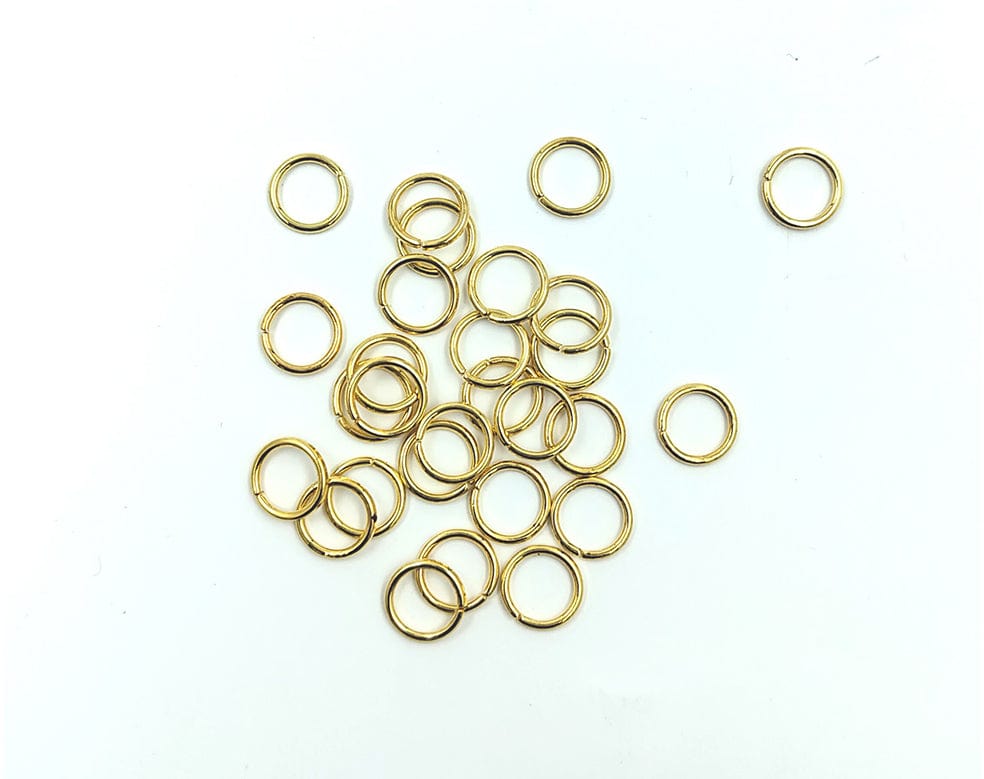 my store RESIN ACC SMALL GOLD CUTTING RING 100PCS/PKT