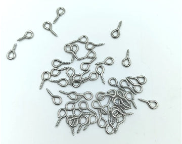 my store RESIN ACC BIG SILVER HOOK 50PCS/PKT