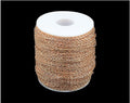 Crafteria ROSE GOLD CHAIN ROLL 100 YARD