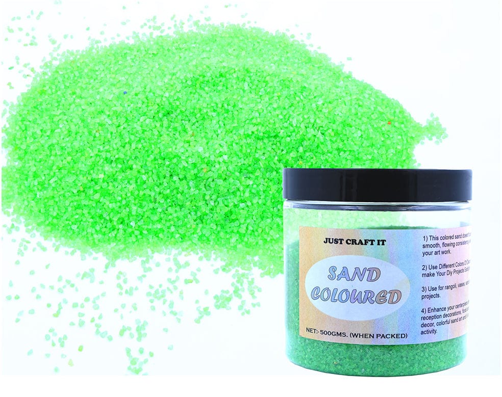 my store RESIN ACC GREEN COLOURED SAND