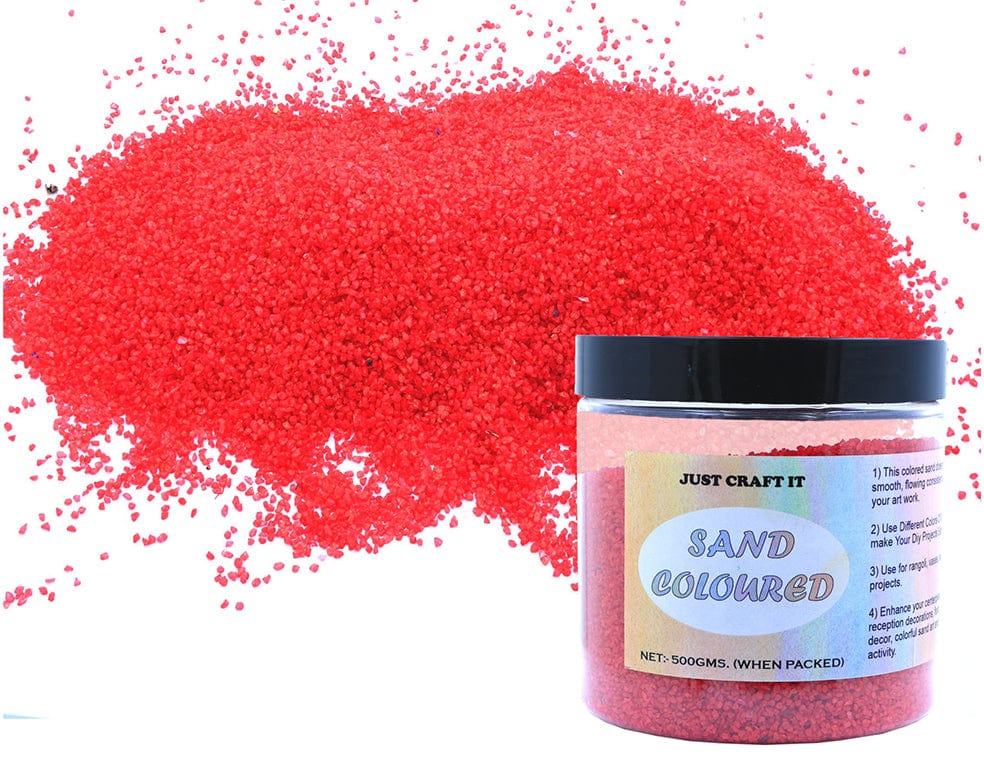 my store RESIN ACC RED COLOURED SAND