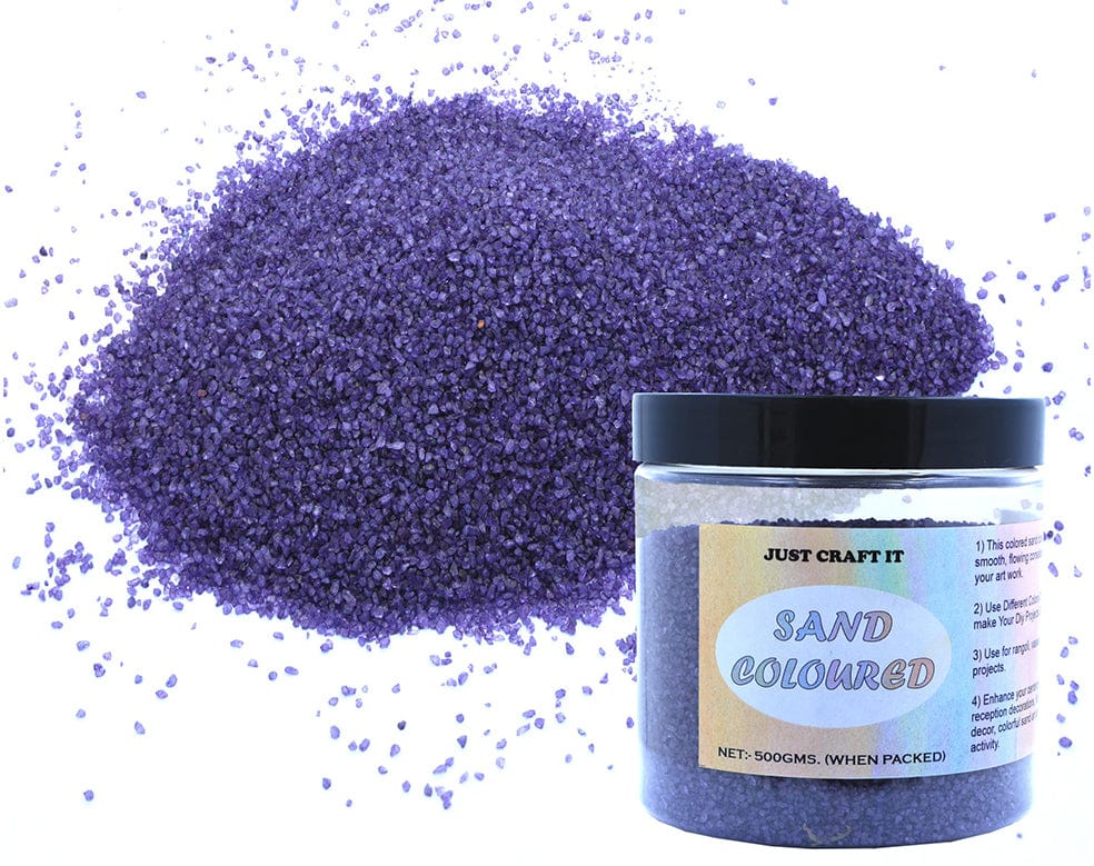 my store RESIN ACC VIOLET COLOURED SAND