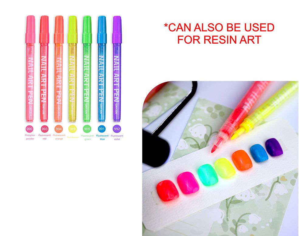 Crafteria FLUORESCENT NAIL ART PEN SET