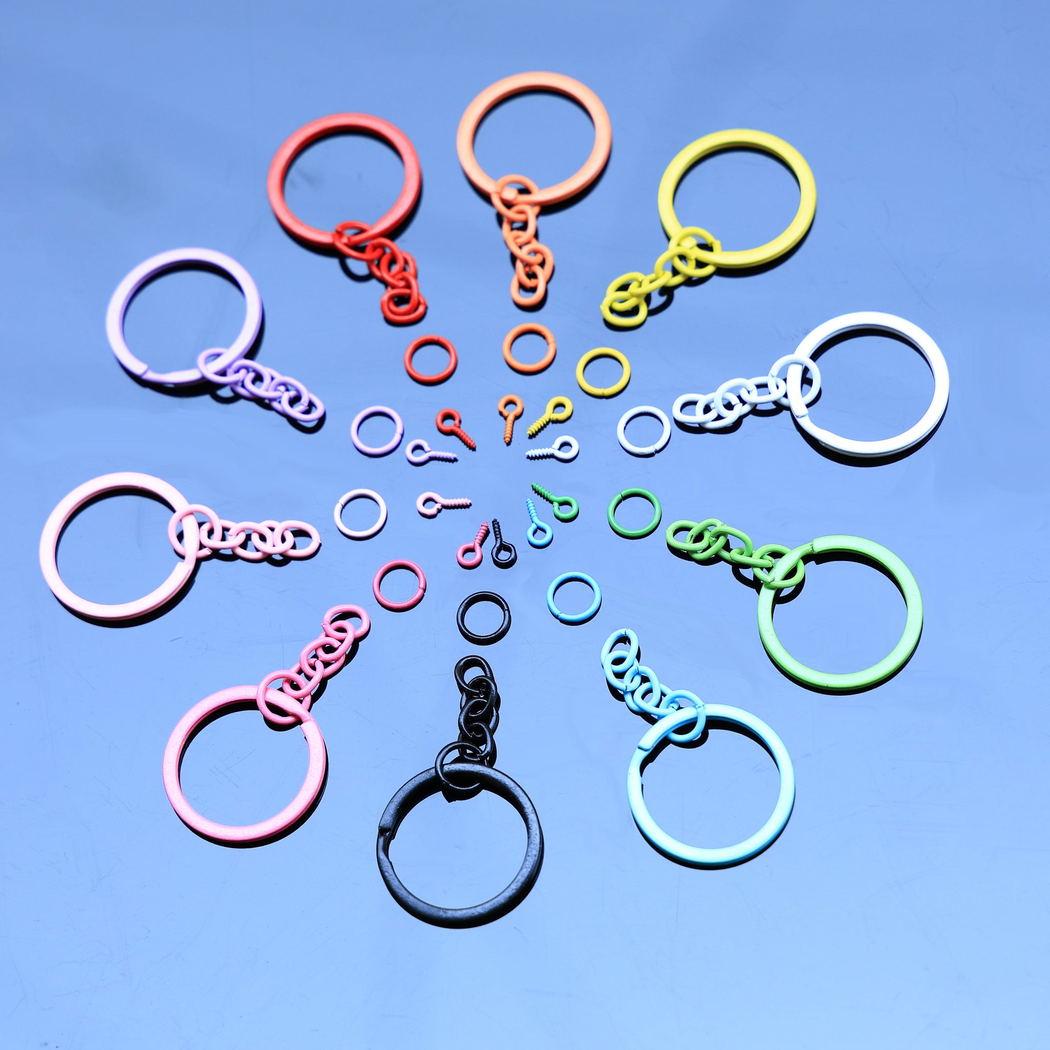 Crafteria KEYCHAIN RING MULTI COLOUR KEYCHAIN RING