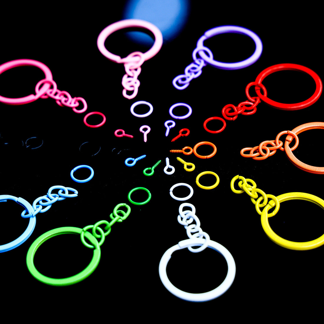 Crafteria KEYCHAIN RING MULTI COLOUR KEYCHAIN RING