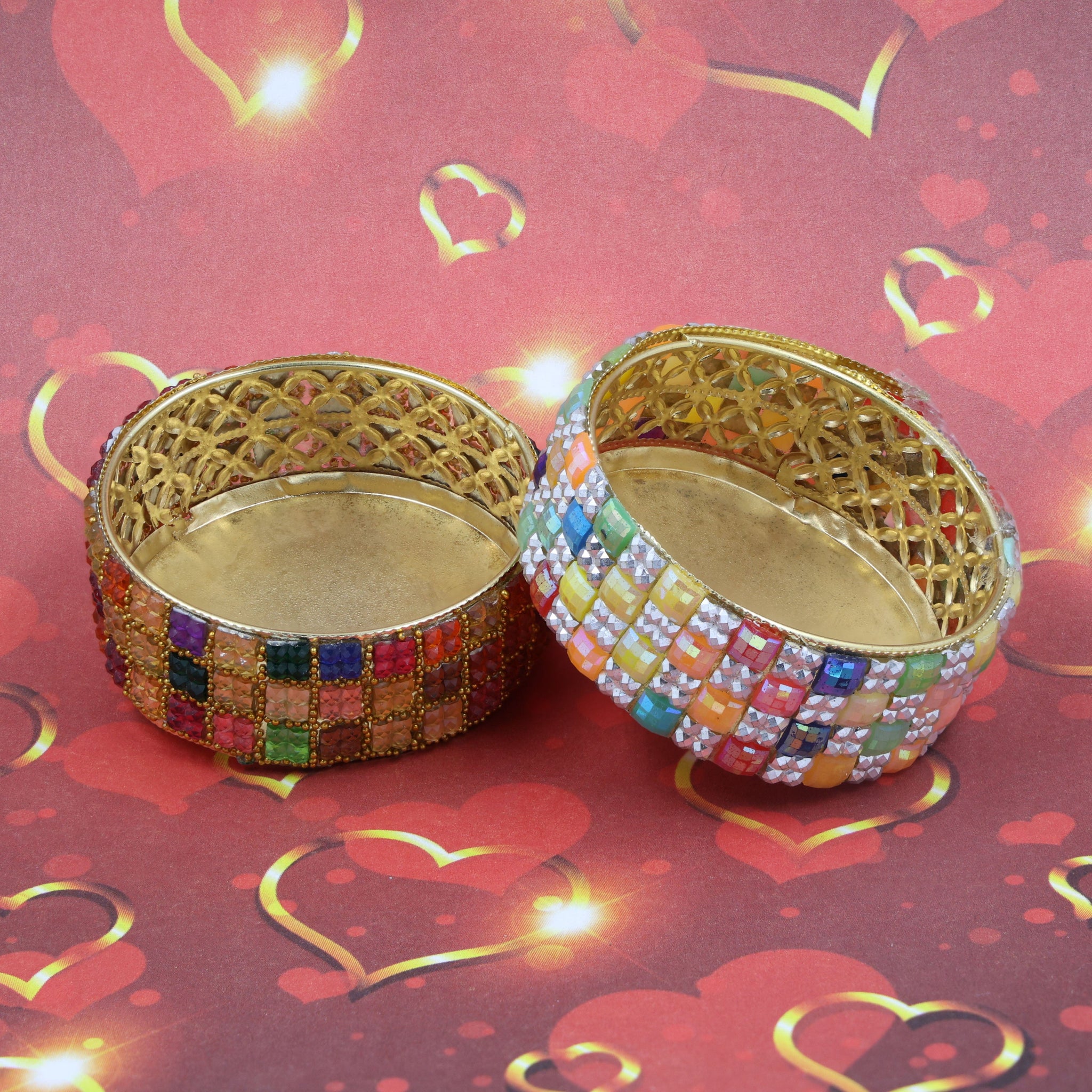 Crafteria Designer Katori Tea Light Holder Set Of 12