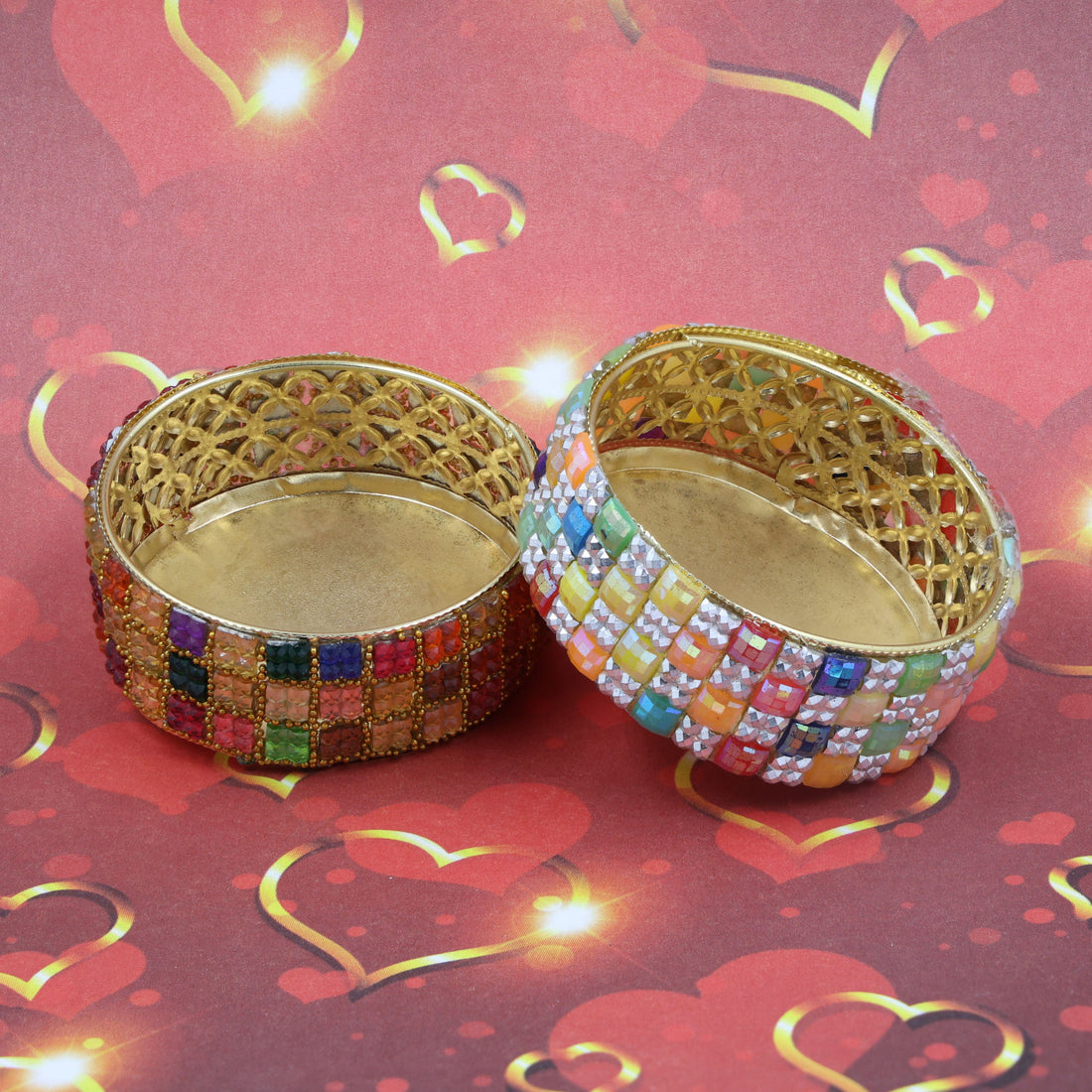 Crafteria Designer Katori Tea Light Holder Set Of 12
