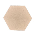 Crafteria 4 Inch HEXAGON COASTER MDF