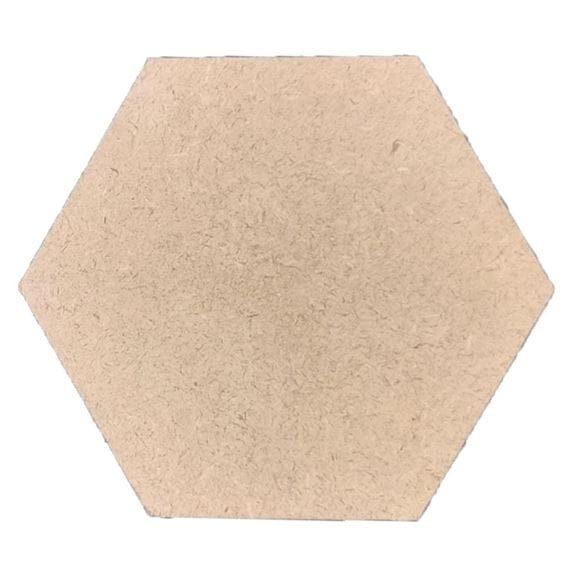 Crafteria 4 Inch HEXAGON COASTER MDF