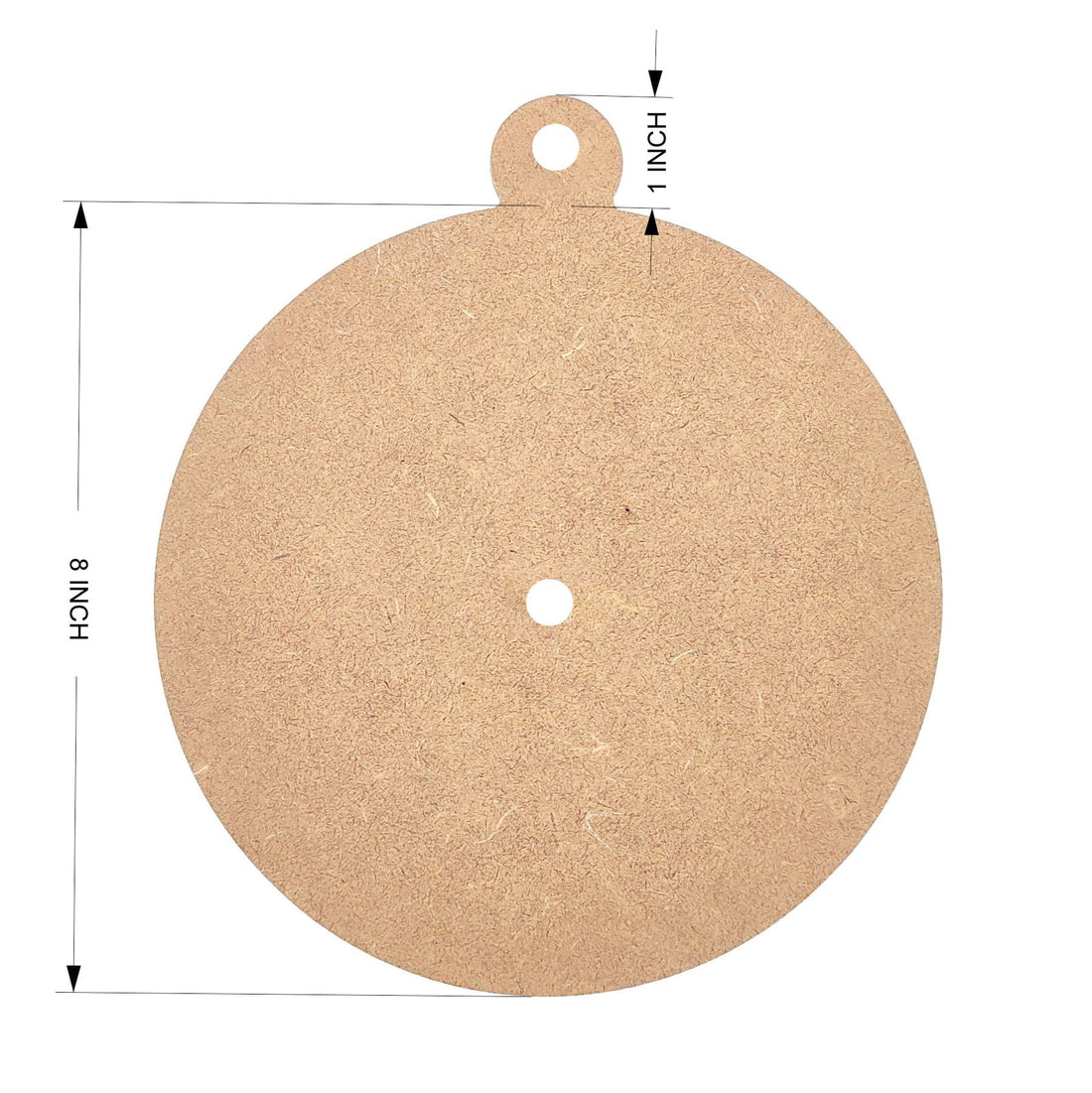 Crafteria 6 Inch MDF ROUND HANGER CLOCK