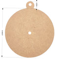 Crafteria 10 Inch MDF ROUND HANGER CLOCK