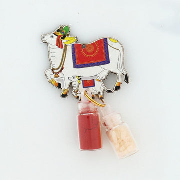 Crafteria Kumkum Chawal Bottle Set D08