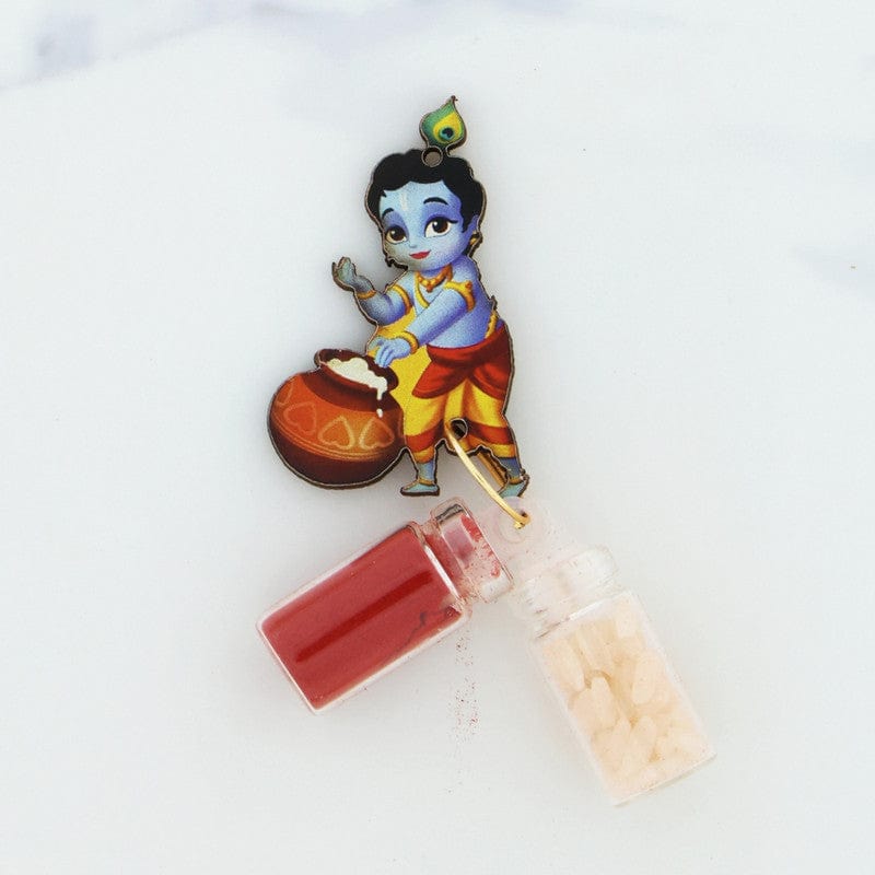 Crafteria Kumkum Chawal Bottle Set D12