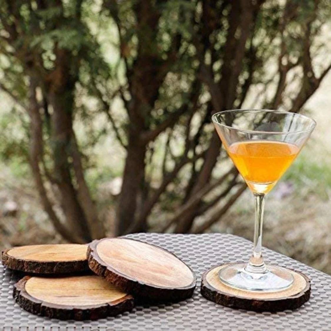 Crafteria Natural Wooden Coaster