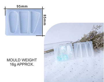My Store Silicon Mould 3 IN 1 HAIR PIN MOULD D02