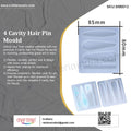 My Store Silicon Mould 4 Cavity Hair Pin Mould