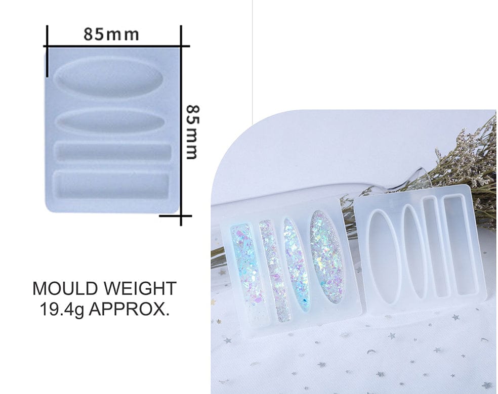 My Store Silicon Mould 4 IN 1 HAIR PIN MOULD