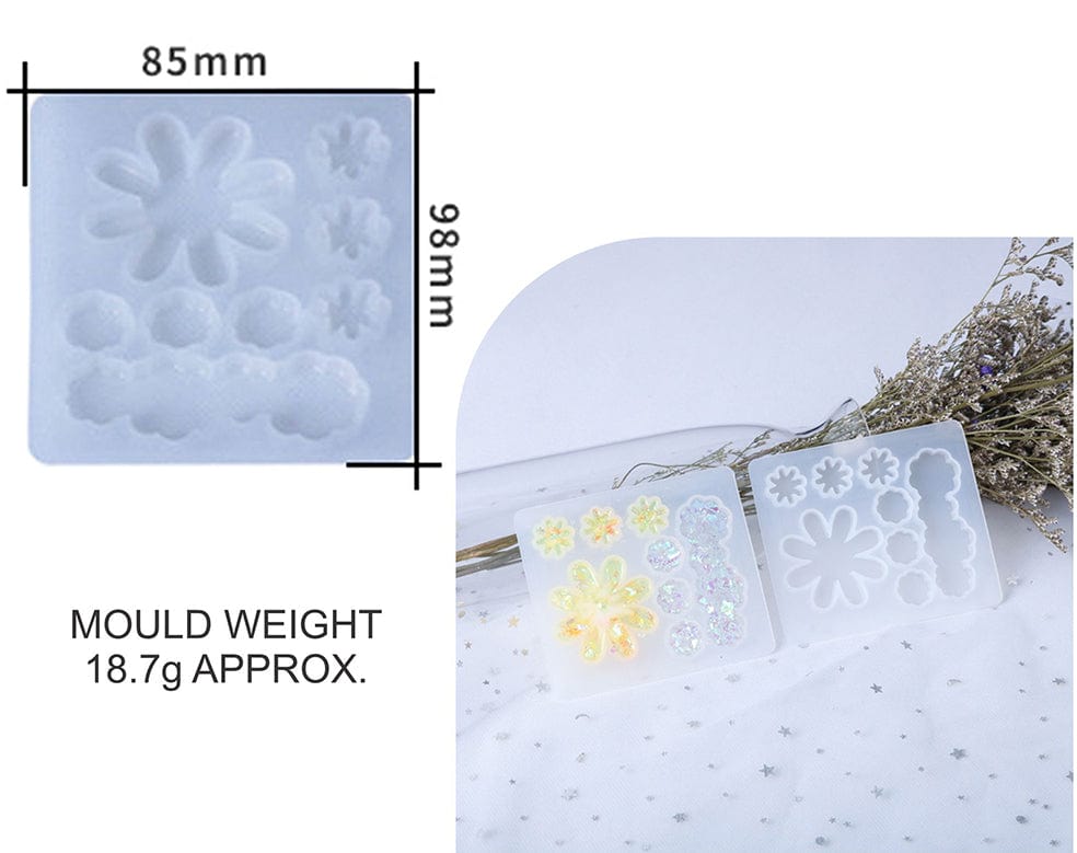 My Store Silicon Mould 8 IN 1 HAIR PIN MOULD