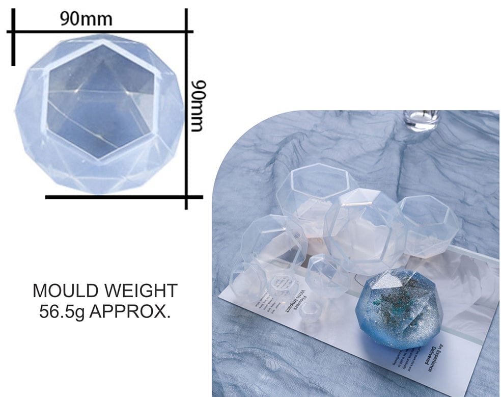 My Store Silicon Mould 3D DIAMOND PAPER WEIGHT D02 MOULD