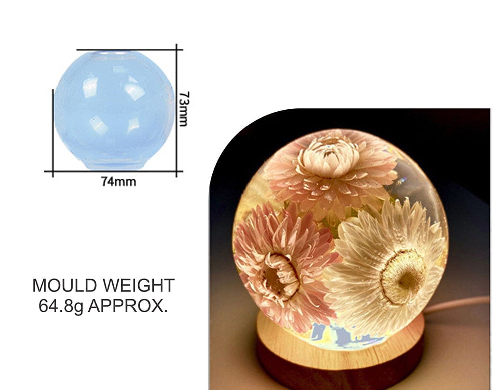 My Store Silicon Mould 74mm X 73mm BALL MOULD