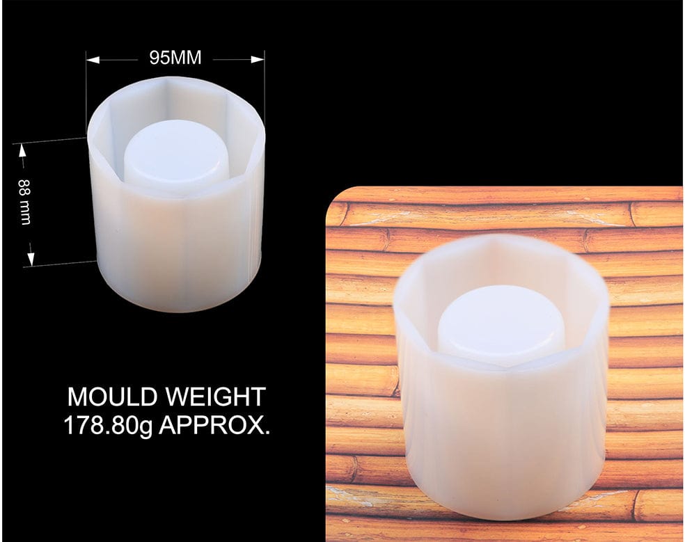 My Store Silicon Mould OCTAGON PLANTER & PENSTAND MOULD