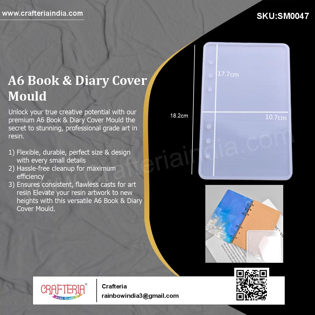 My Store Silicon Mould A6 BOOK COVER MOULD