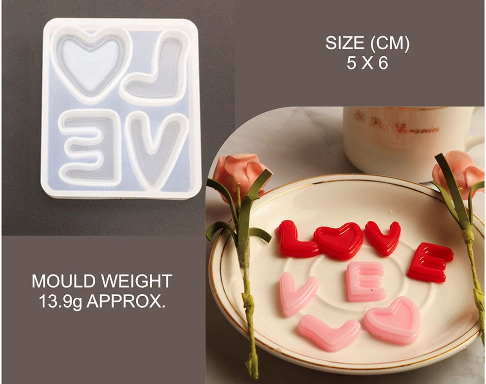 My Store Silicon Mould LOVE MOULD