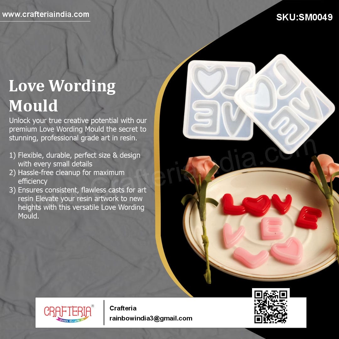 My Store Silicon Mould LOVE MOULD