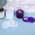 Crafteria ROUND BOX WITH 3 TYPES OF LID MOULD