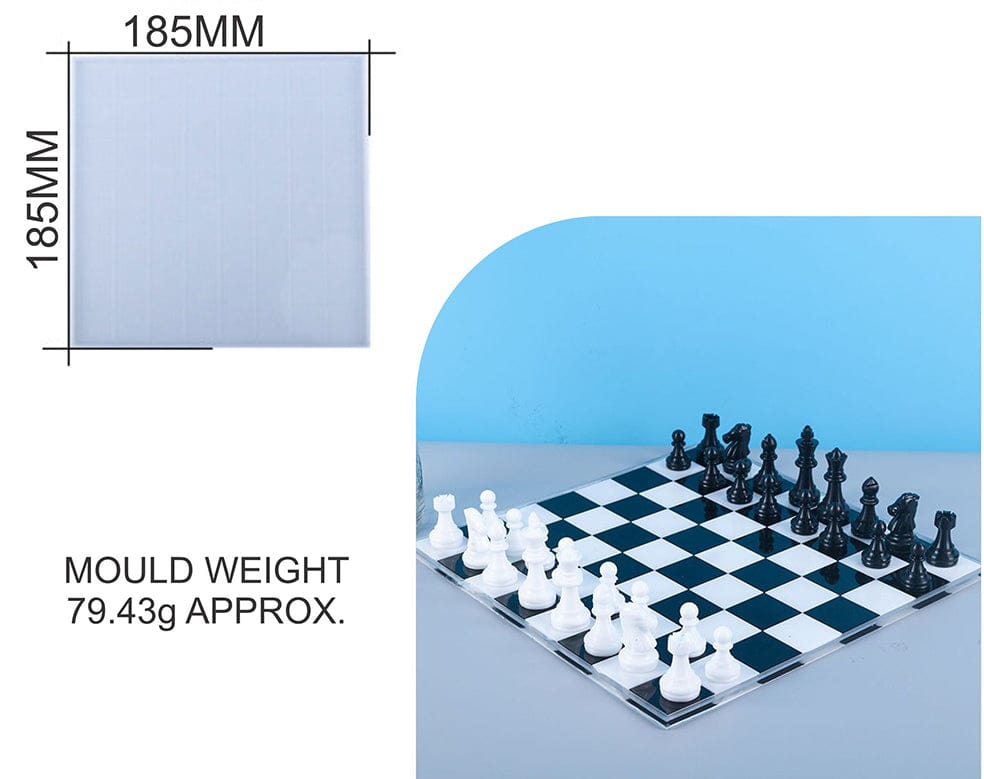 My Store Silicon Mould SMALL CHESS BOARD MOULD