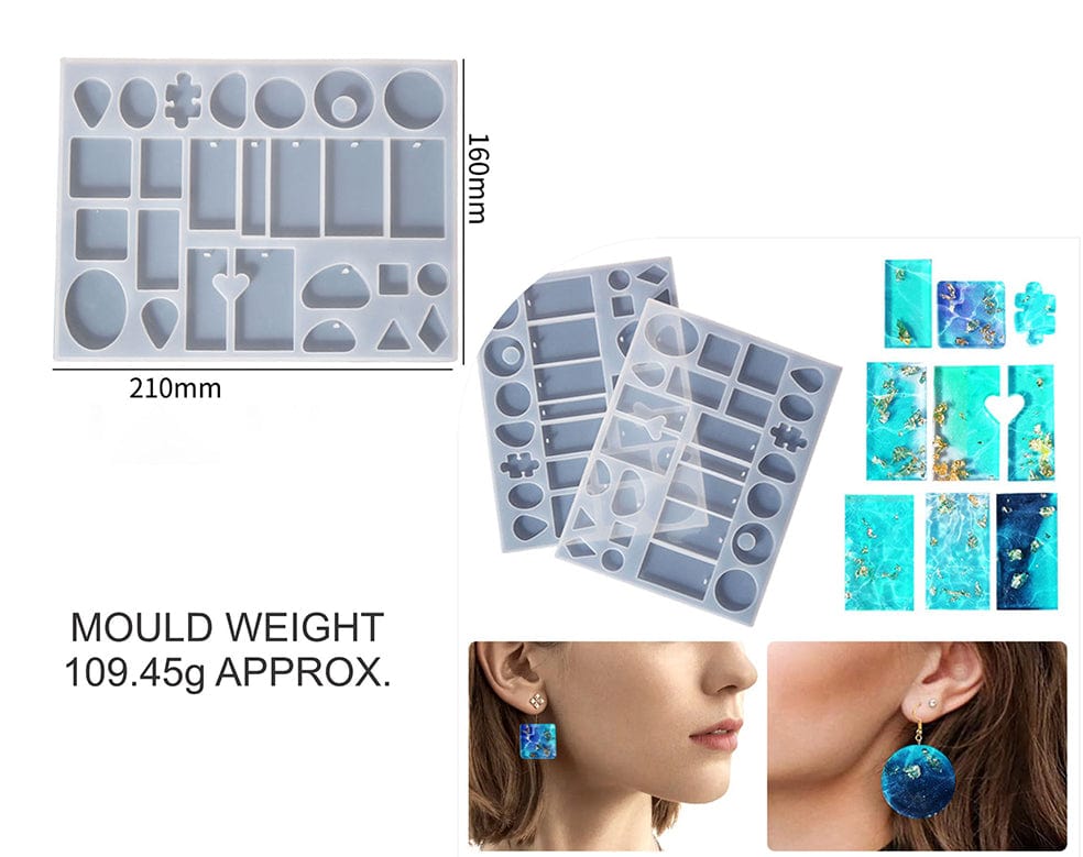 My Store Silicon Mould 26 IN 1 JEWELLERY & KEYCHAIN MOULD