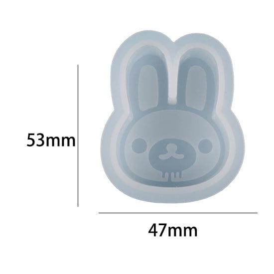 My Store Silicon Mould BIG RABBIT FACE MOULD