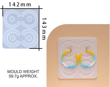 My Store Silicon Mould 8 IN 1 EARRING MOULD